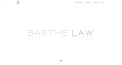 Desktop Screenshot of barthelaw.com