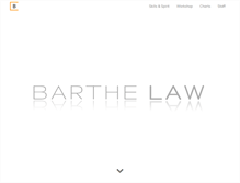 Tablet Screenshot of barthelaw.com